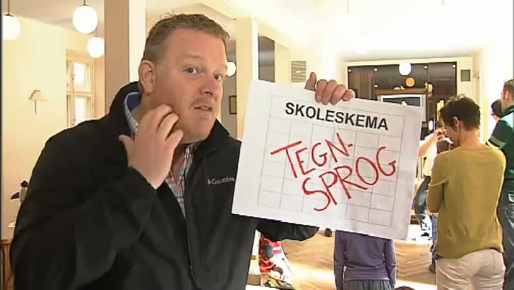 Klik for at se videoen "I ”skole” om lørdagen"