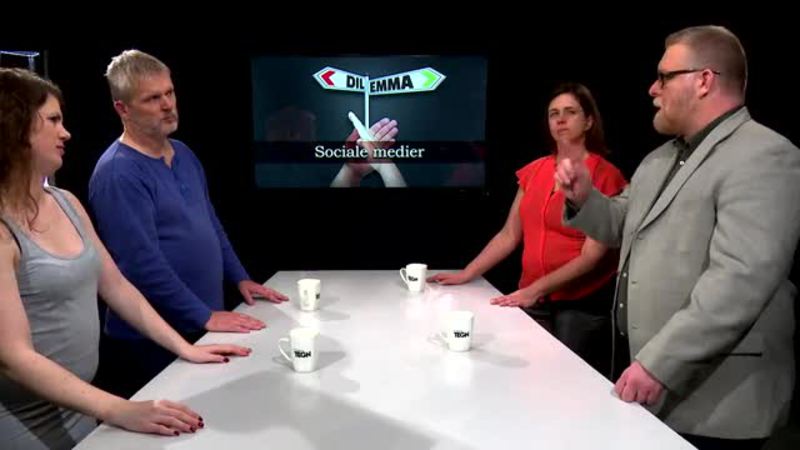 Klik for at se videoen "Dilemma – Sociale medier"